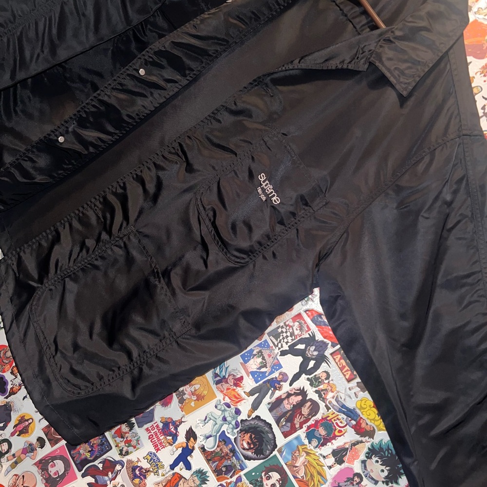 Supreme Black Jacket with Red Label